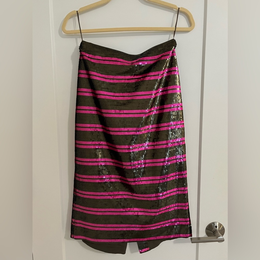 J crew sequin skirt